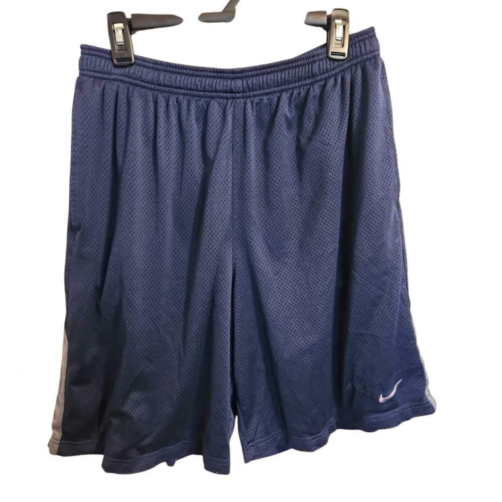 Nike Dri Fit Athletic Shorts Men's XL Navy Blue